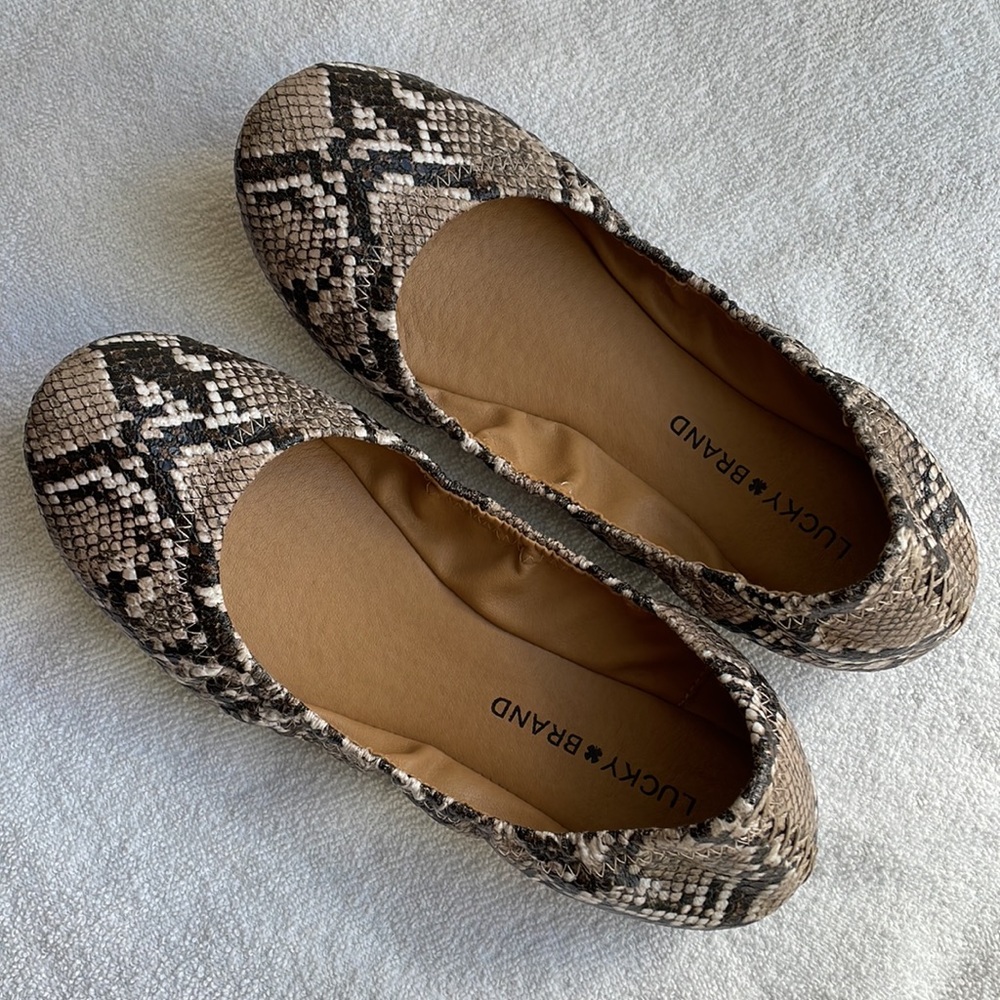 NWOT Lucky Brand Ballet Flats